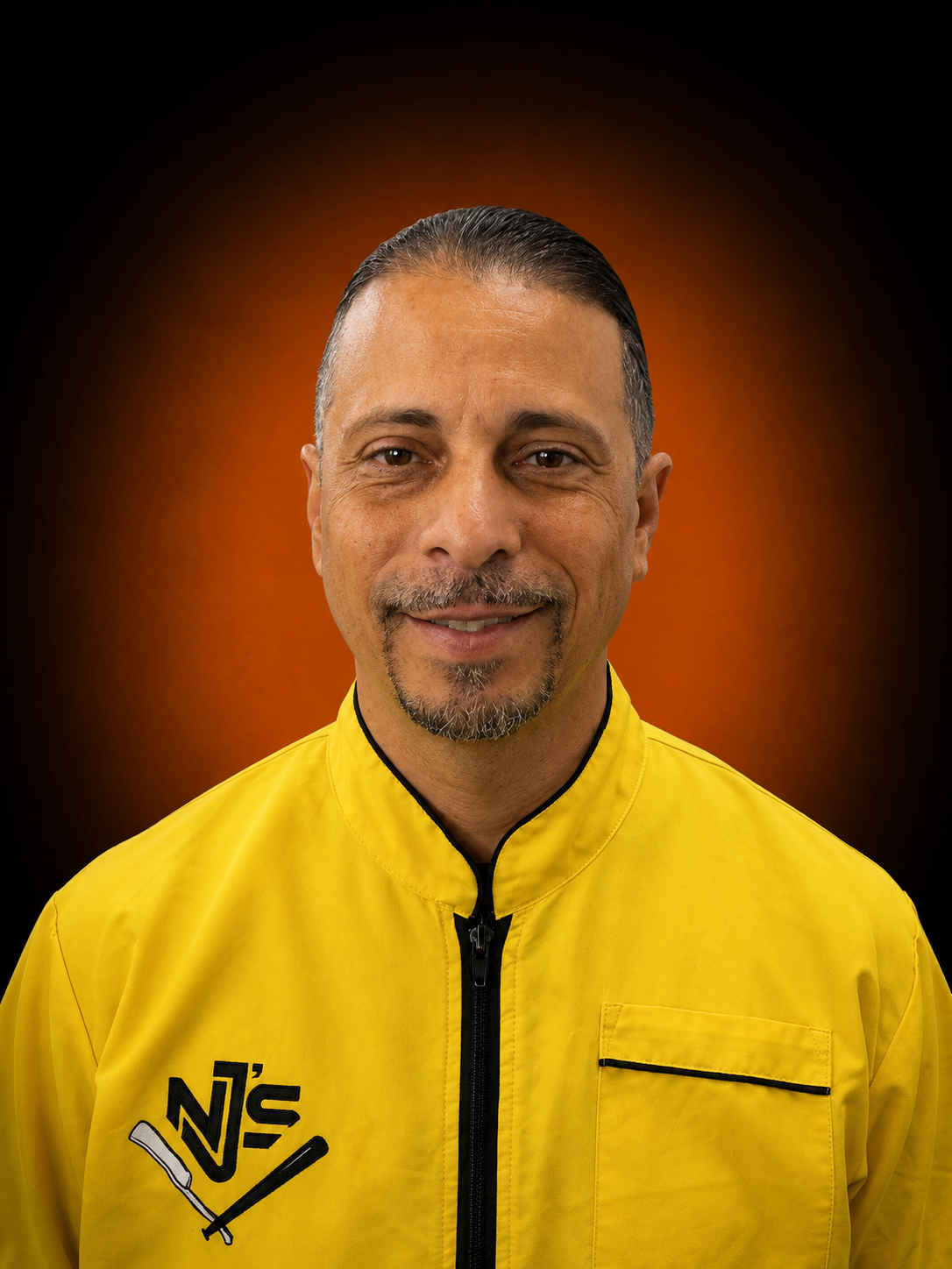 Santana, barber at NJ's Barbershop in Casselberry FL
