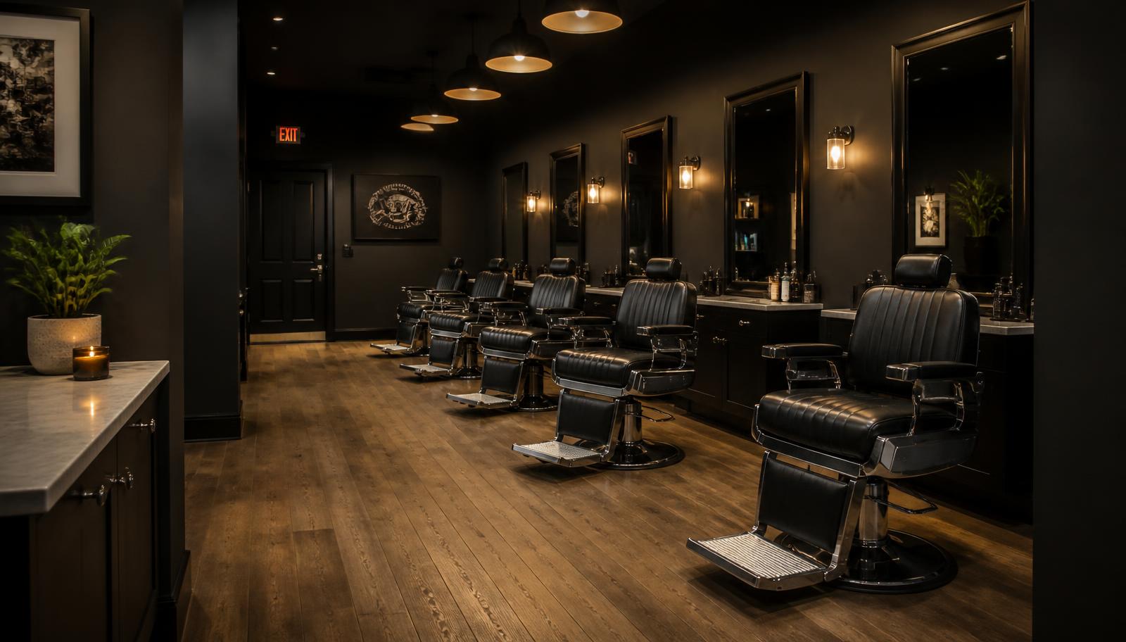 Inside NJ's Barbershop in Casselberry, Florida